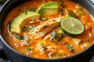 Low-Carb Chicken Fajita Soup Recipe
