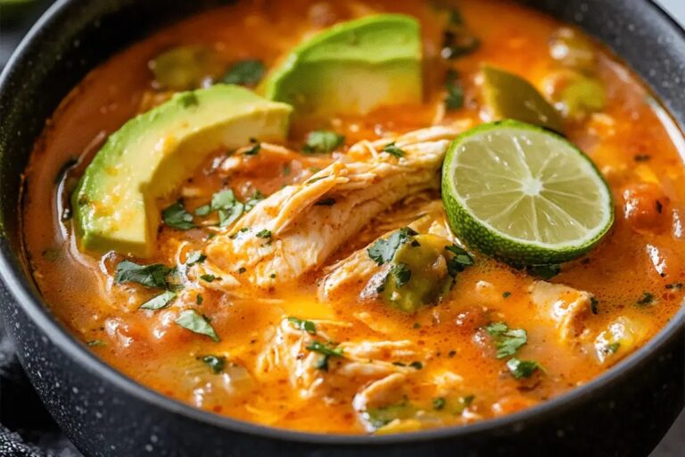 Low-Carb Chicken Fajita Soup Recipe