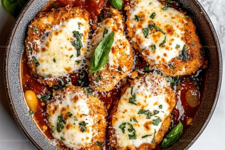 Crispy Chicken Parmesan Recipe (Stovetop) Recipe