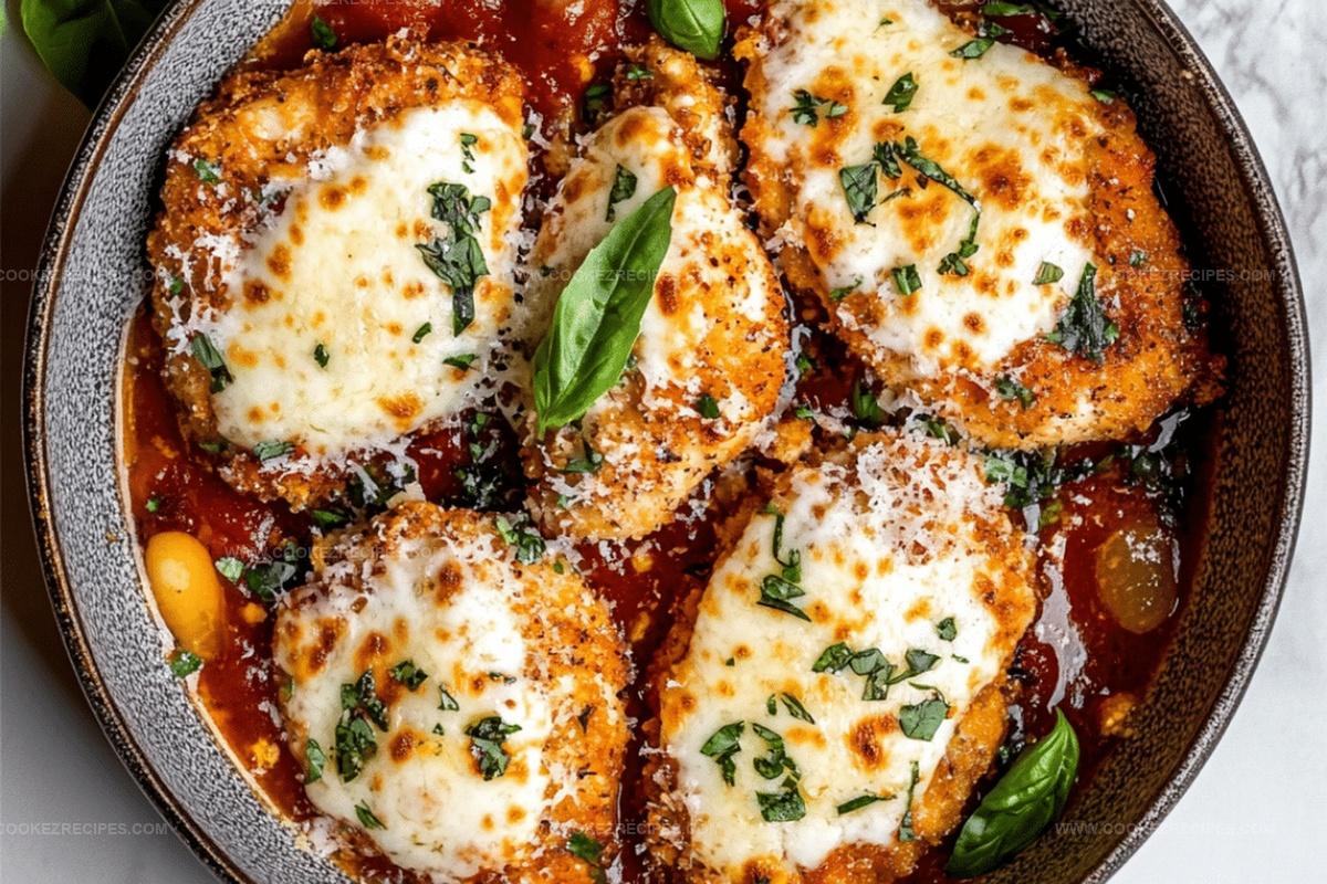 Crispy Chicken Parmesan Recipe (Stovetop) Recipe