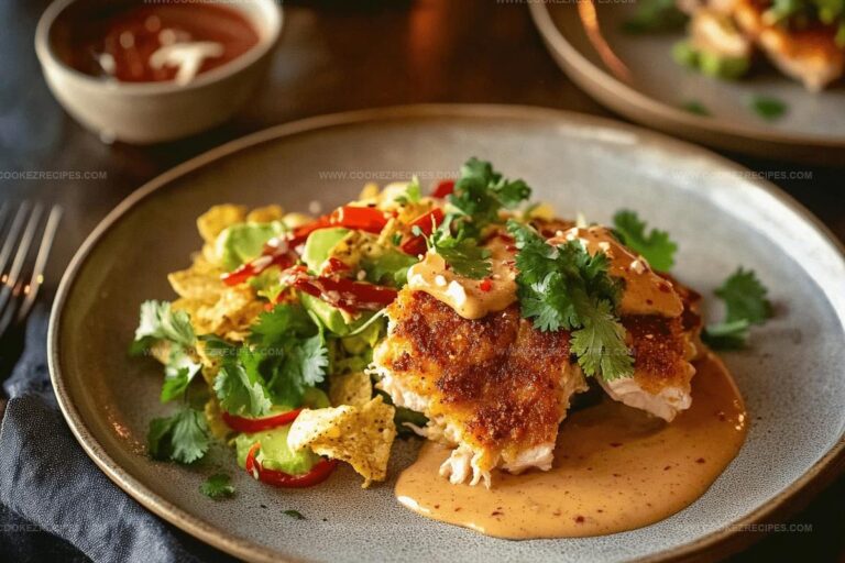 Tortilla Chip Crusted Chicken with Chipotle Sauce Recipe