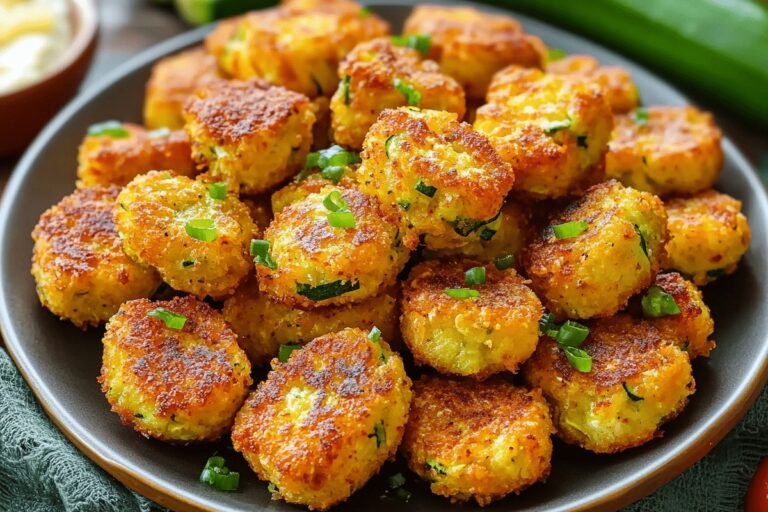 Crispy Zucchini Tots Recipe