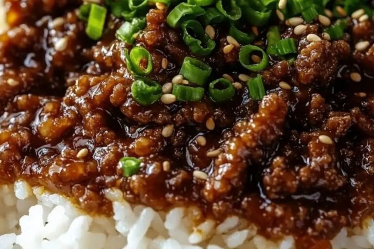 Korean Ground Beef Bowl Recipe