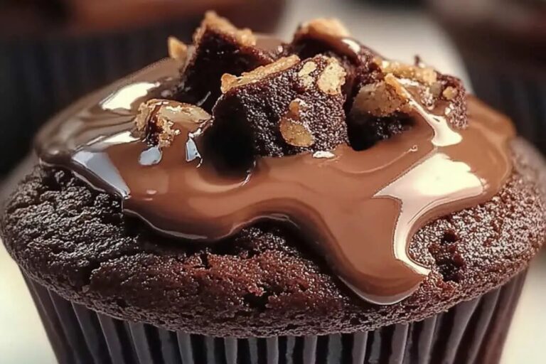 Indulge in Crispy Chewy Brownie Cupcakes Recipe