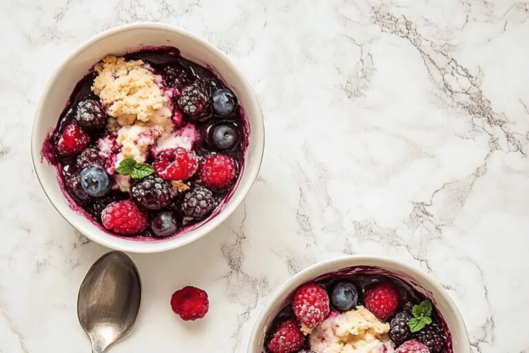 Slow Cooker Berry Cobbler Recipe