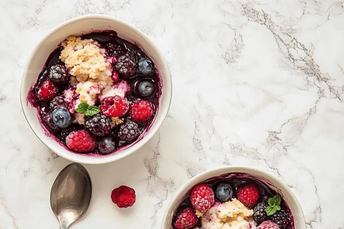 Slow Cooker Berry Cobbler Recipe