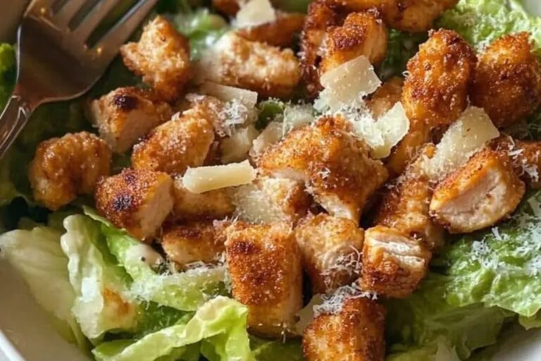 Crispy Chicken Caesar Salad Recipe
