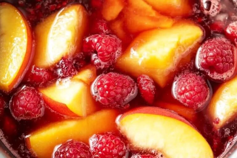Bellini Peach Raspberry Iced Tea Recipe
