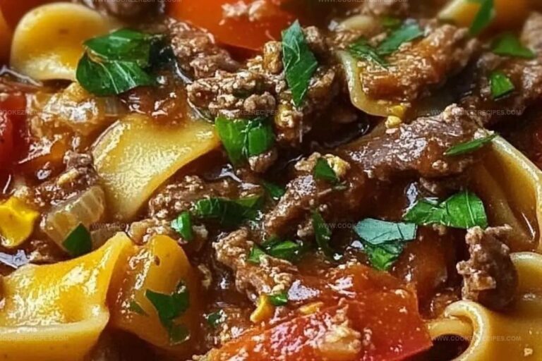 Savory Beefy Noodle Recipe