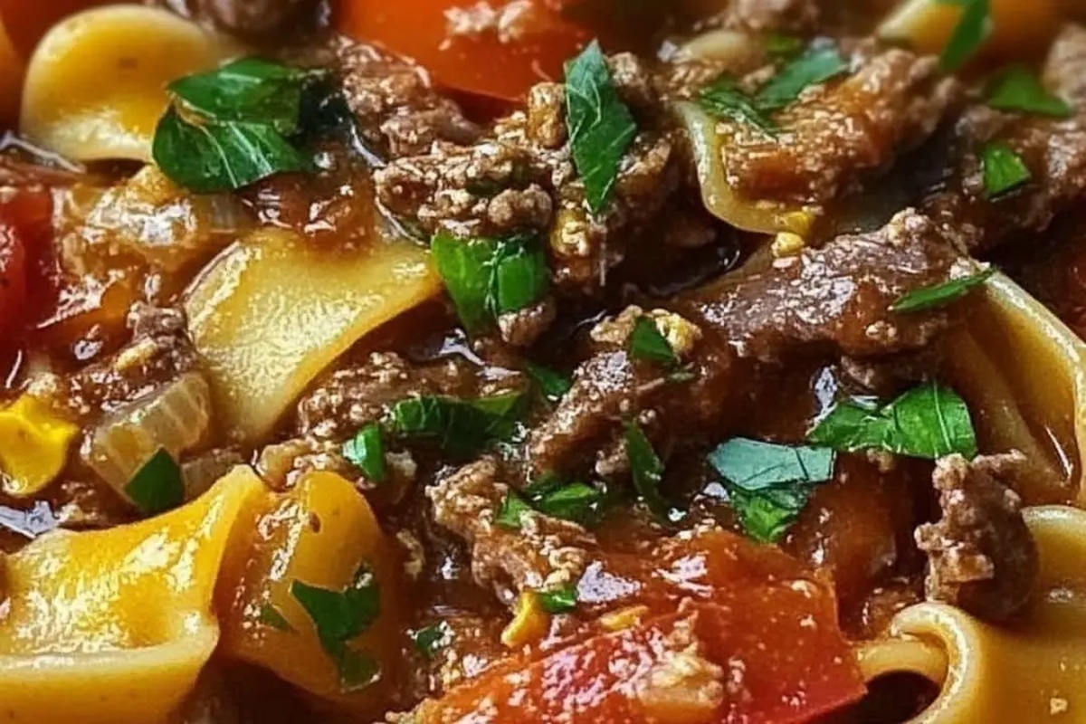 Savory Beefy Noodle Recipe