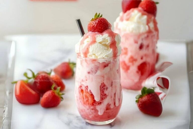 Strawberry Ice Cream Float Recipe
