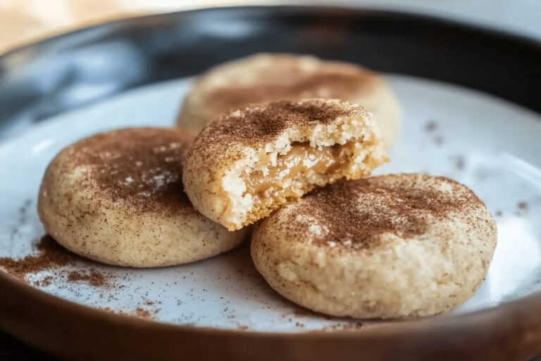 Caramel Snickerdoodle Cookies Recipe