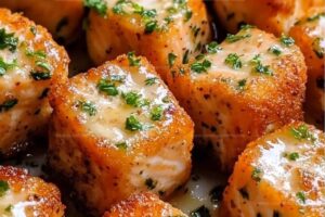Crunchy Bang Bang Salmon Popcorn Bites Recipe