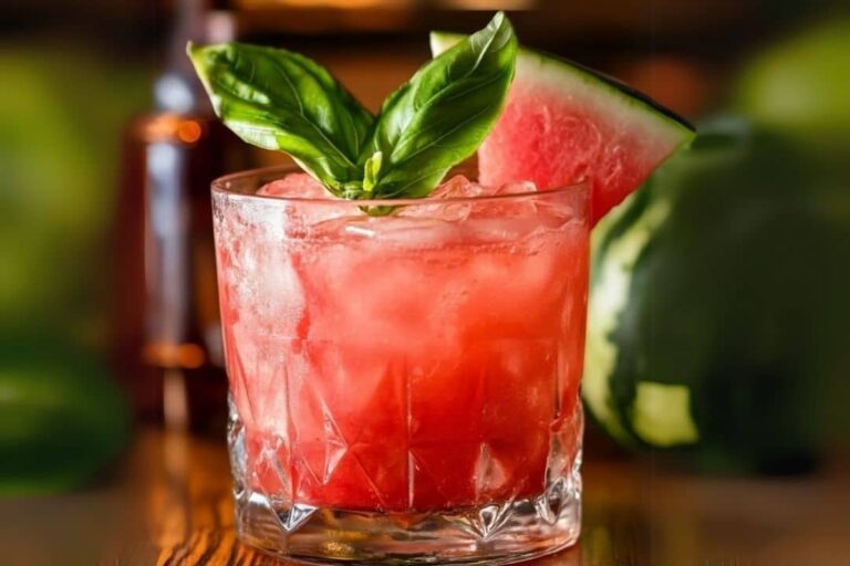 Watermelon Basil Margarita Recipe