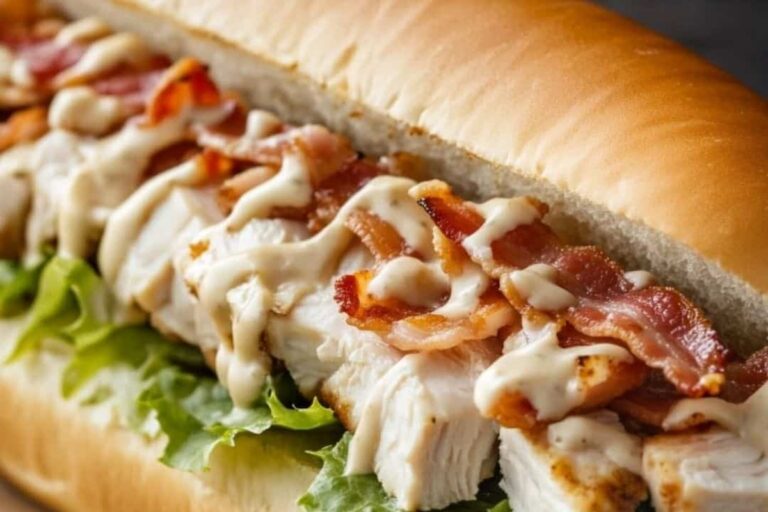 Chopped Chicken Bacon Ranch Sub Recipe