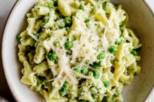 Creamy Ricotta Pea Pasta Recipe