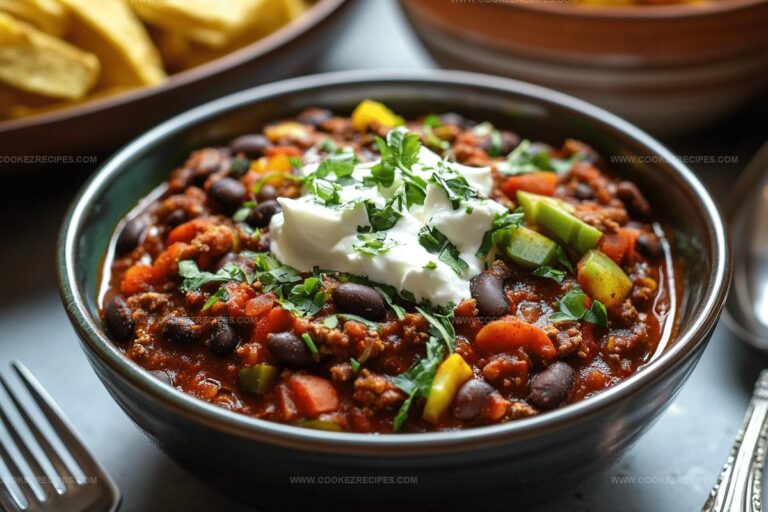 Vegetarian Chili with Black Beans Recipe