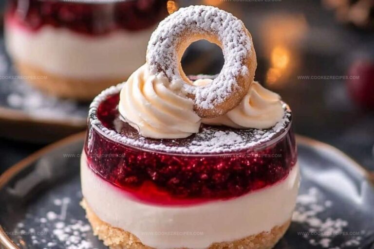 Vanilla Crescent Cherry Dessert (Vanillekipferl Kirsch Dessert) Recipe