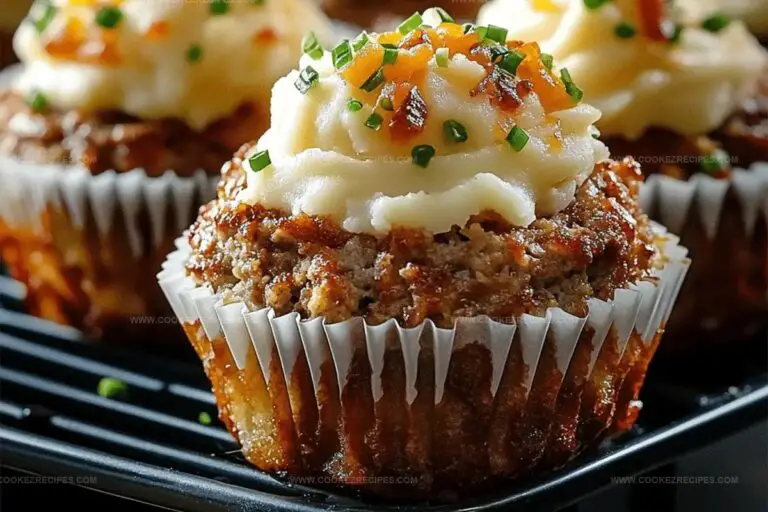 Meatloaf Cupcakes with Whipped Potato Recipe