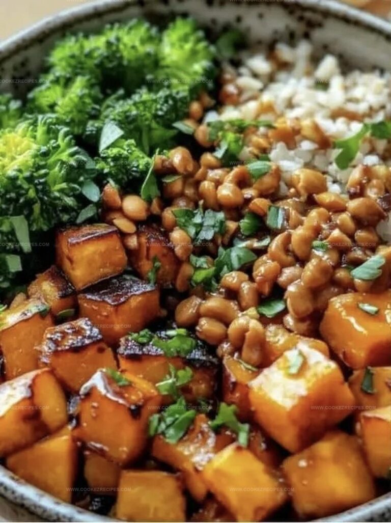 Thai Peanut Sweet Potato Buddha Bowl Recipe