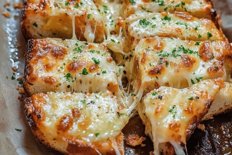 Cheesy Garlic Bread Recipe