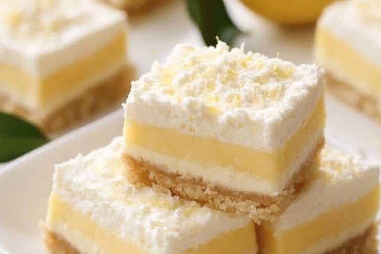 Lemon Cream Squares Recipe
