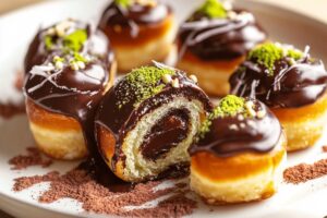 Dubai Chocolate Donut Rolls Recipe