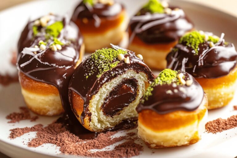 Dubai Chocolate Donut Rolls Recipe