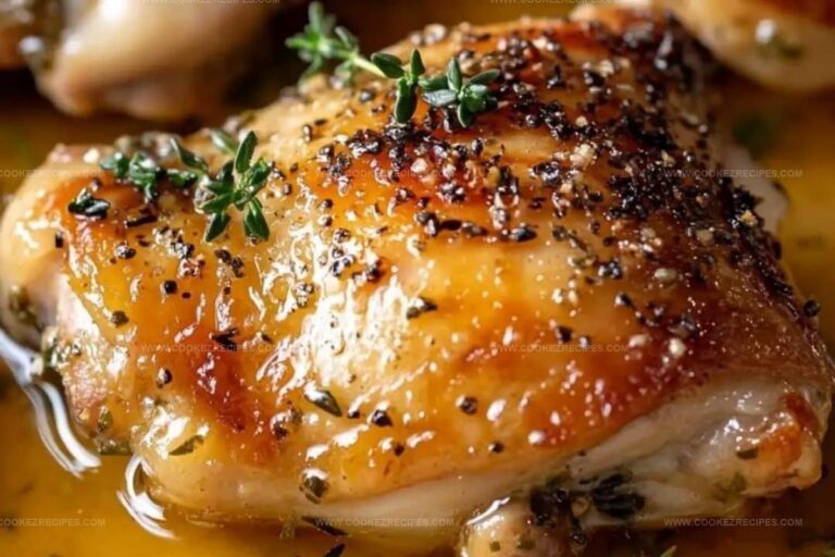 Herb Garlic Butter Chicken Thighs Recipe