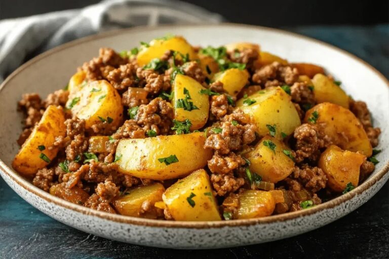 Ground Meat and Potato Skillet Recipe