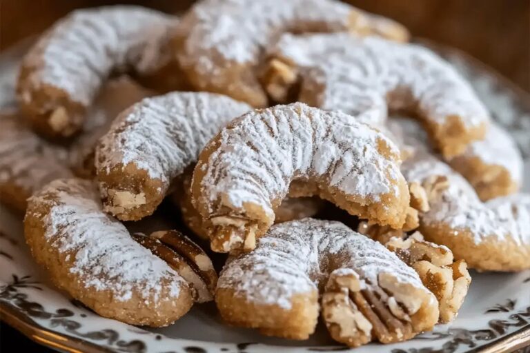 Pecan Crescent Cookies Recipe