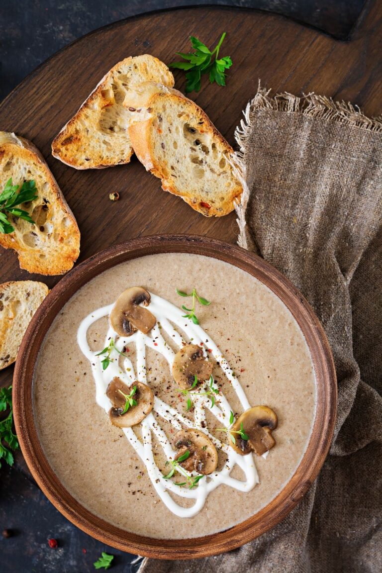 Woody Mushroom Soup Recipe