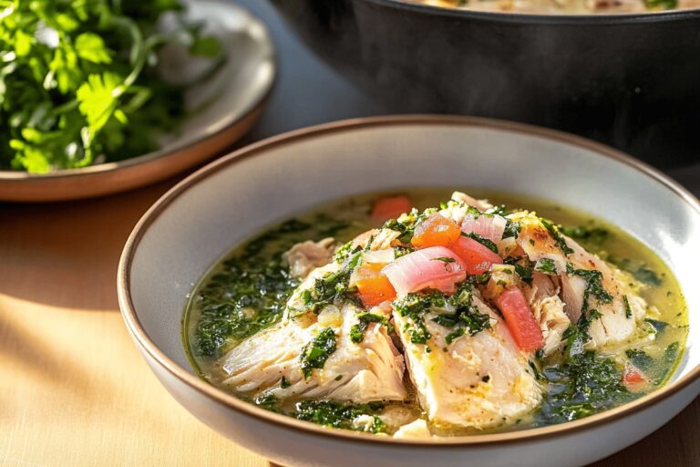 Molokhia (Egyptian Chicken and Jute Stew Recipe) Recipe