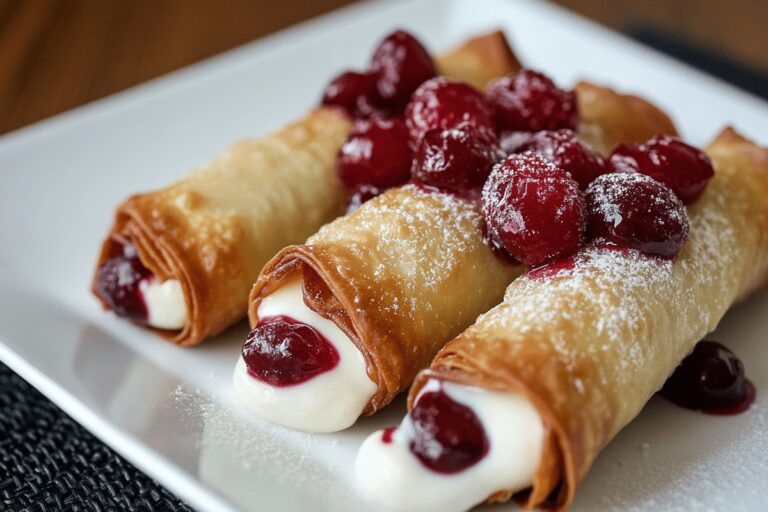 Cheesecake Egg Rolls Recipe