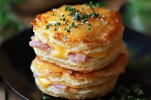 Ham and Cheese Biscuits Recipe