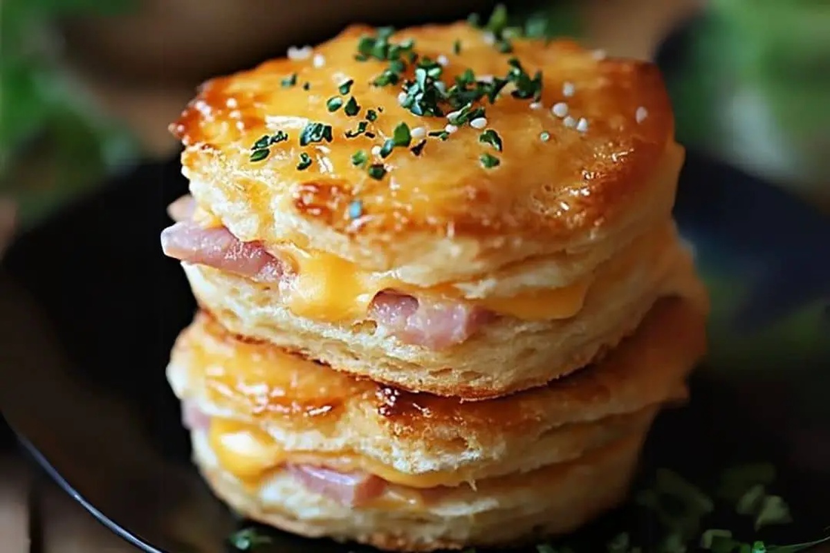 Ham and Cheese Biscuits Recipe
