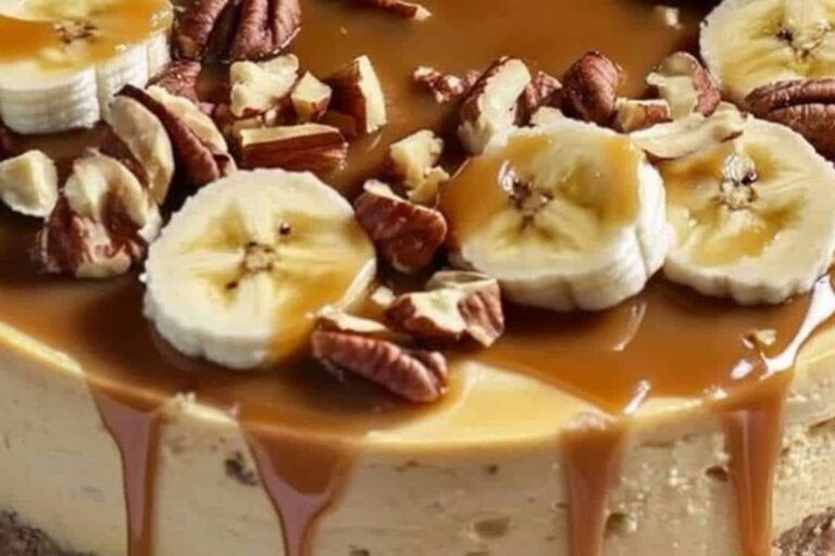 Banana Caramel Cheesecake Recipe