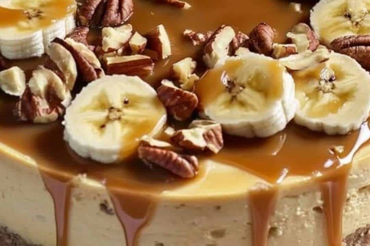 Banana Caramel Cheesecake Recipe