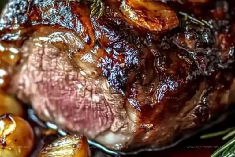 Tender Slow-Roasted Lamb Shoulder Glazed with Rosemary Recipe