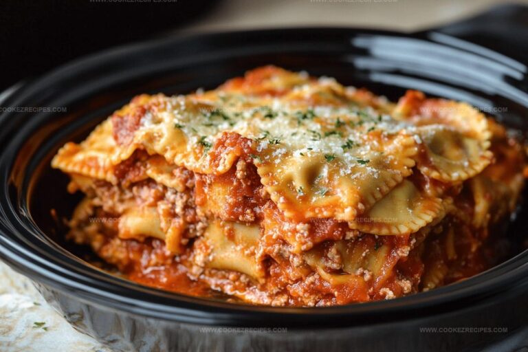Robust Crockpot Ravioli Lasagna Recipe