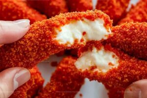 Hot Cheeto Mozzarella Sticks Recipe