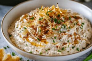 High Protein French Onion Dip Recipe