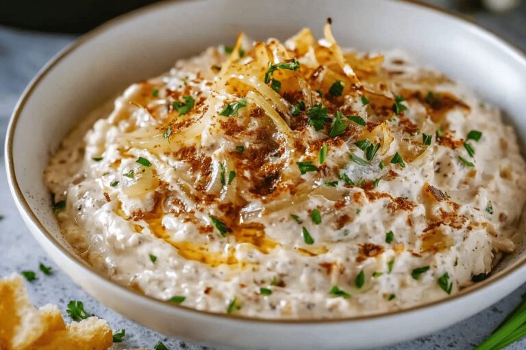High Protein French Onion Dip Recipe