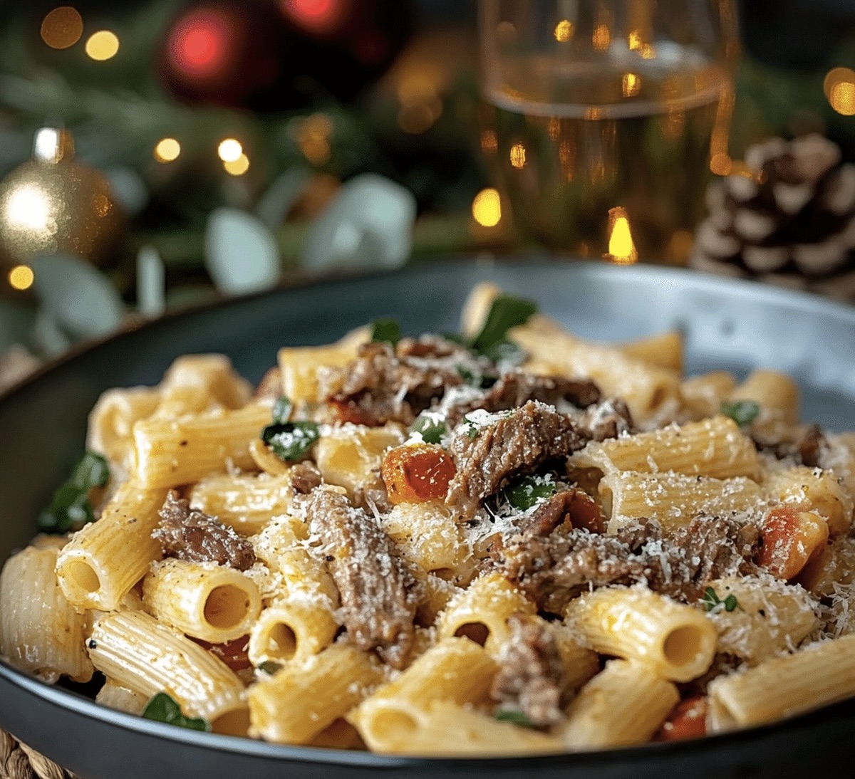 Savory Philly Cheesesteak Pasta Recipe