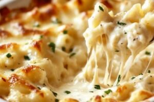 Chicken Alfredo Casserole Recipe