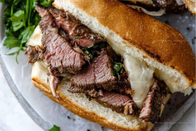 Juicy Steak Sandwich with a Flavorful Kick Recipe