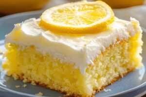 Lemon Poke Cake Recipe