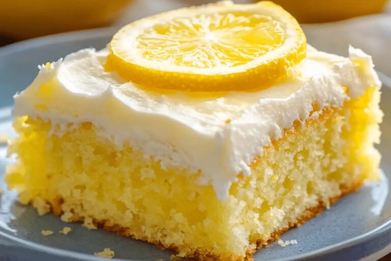 Lemon Poke Cake Recipe