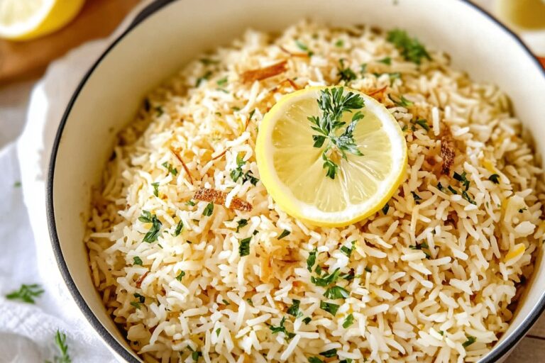 Lemon Rice Pilaf Recipe