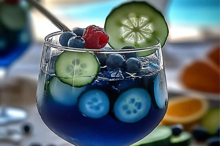 Titos Blueberry Cucumber Martini Recipe